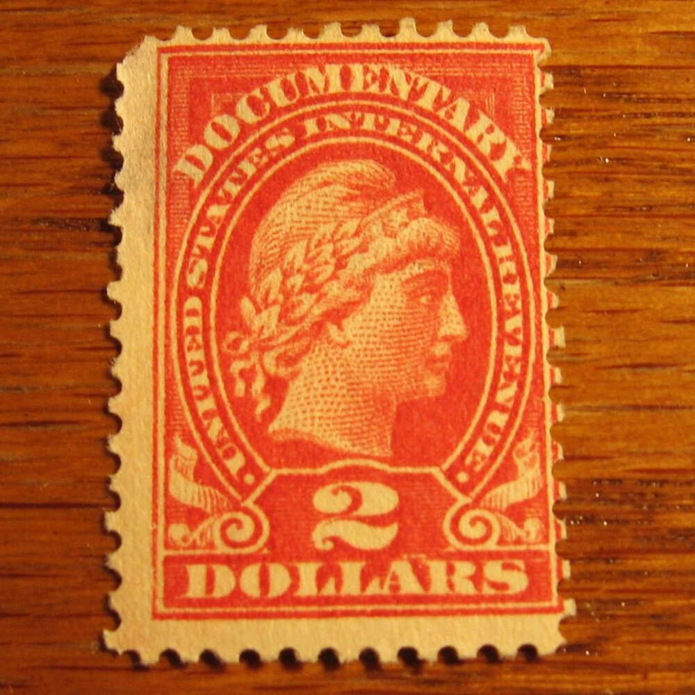 1917-33 2 Dollar Documentary Stamp